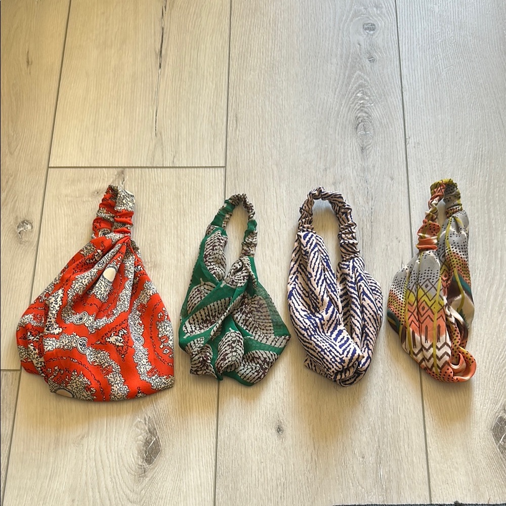 Set of Four Patterned Headbands